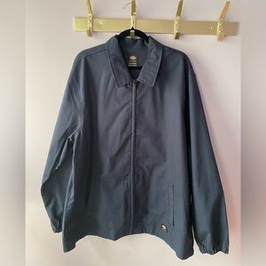 NWT Dickies Skateboarding Navy Blue Flex Ripstop Jacket Size XL